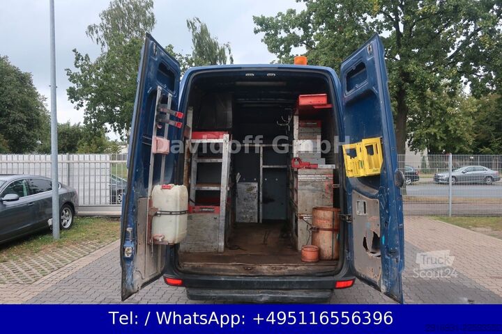Hög tak skåpbil MERCEDES-BENZ Nr.120 Sprinter 513CDI 1.Hand / Werkstatt / DoKa