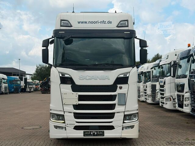 Kamion za prevoz opasnih materija SCANIA S450 ADR EXII/ EXIII Retarder ACC 2Tanks PTO