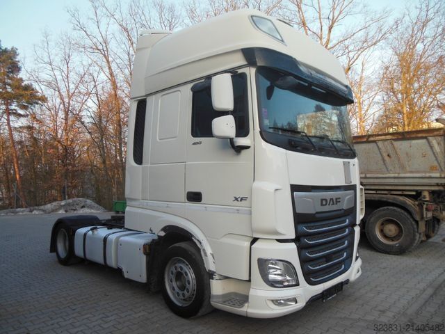 Lielapjoma vilcējs DAF XF 106.480, LOWDECK, STANDKLIMA, NEUE TACHO GEN2