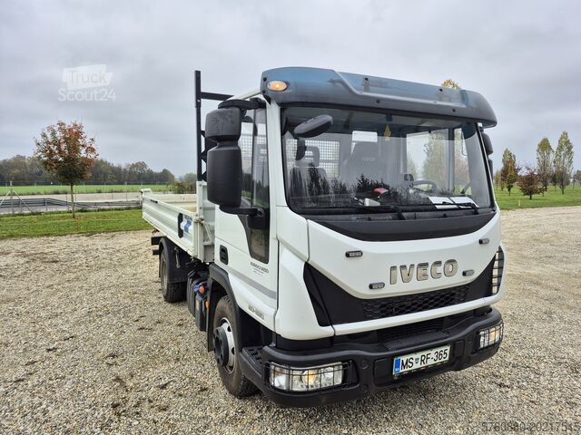Nutzfahrzeug mit Pritsche und Plane Iveco Eurocargo 80-220