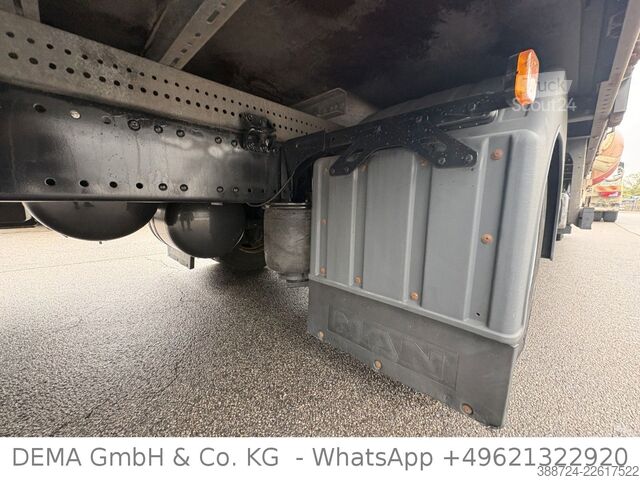 Transportador con plataforma y toldo MAN TGL 8.250*E6d*LBW*Klima*Navi*TÜV*AHK* 2 Liegen*