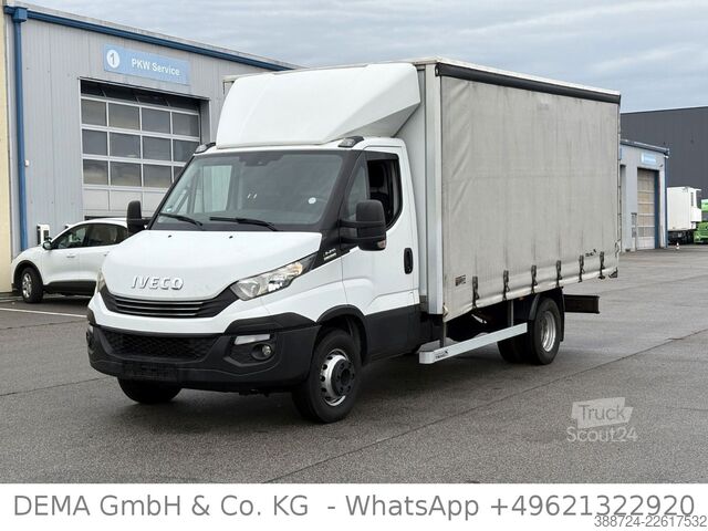 Transportador con plataforma y toldo IVECO 70 C21*E6c*Automatik*3-Sitze*Klima*TÜV*