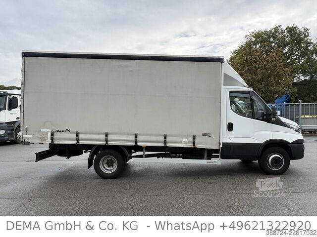 Transportador con plataforma y toldo IVECO 70 C21*E6c*Automatik*3-Sitze*Klima*TÜV*