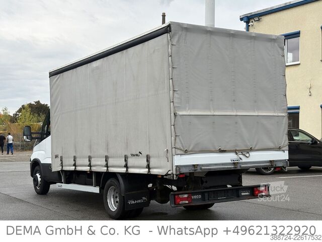 Transportador con plataforma y toldo IVECO 70 C21*E6c*Automatik*3-Sitze*Klima*TÜV*