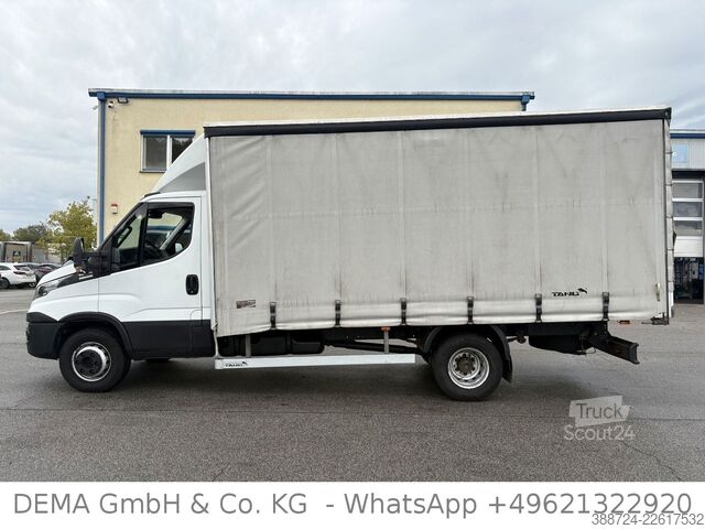 Transportador con plataforma y toldo IVECO 70 C21*E6c*Automatik*3-Sitze*Klima*TÜV*