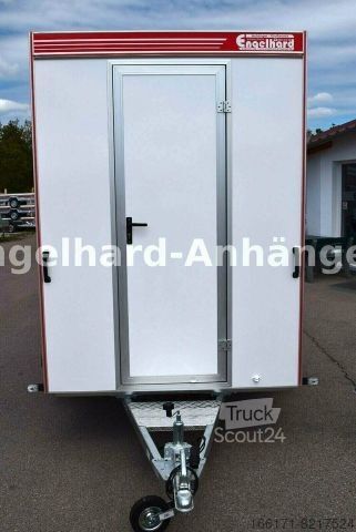 Търговско ремарке TOMPLAN Verkaufsanhänger THEK 251 Leer Imbissanhänger