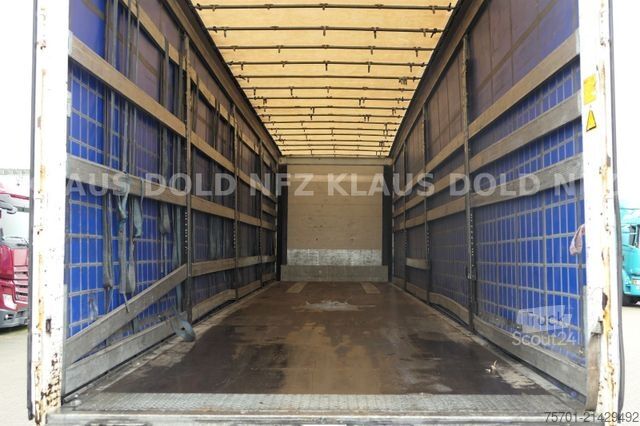 Semiremorcă deschisă cu prelată SCHMITZ CARGOBULL SCB S3T  Liftachse safety-roof VARIOS