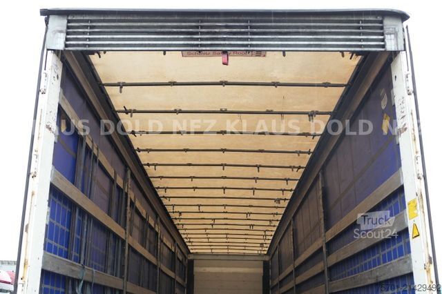 Semiremorcă deschisă cu prelată SCHMITZ CARGOBULL SCB S3T  Liftachse safety-roof VARIOS