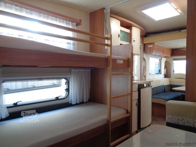 Campingvogn BÜRSTNER Averso 510 TK *Vorzelt*Mover*Klima*7 Schlafpl.*