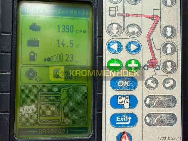 Kloubová teleskopická pracovní plošina Manitou 200 ATJ