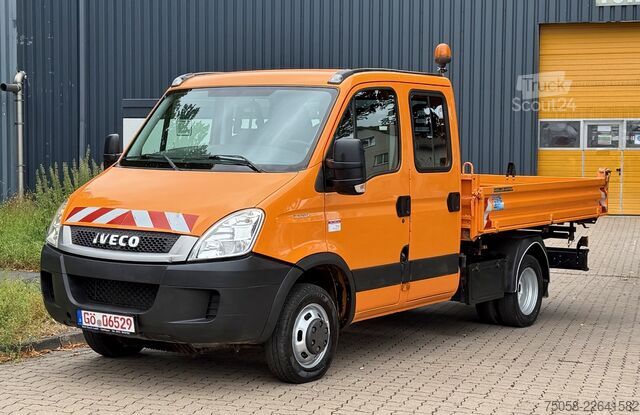 φορτηγό ανατρεπόμενο βαν Iveco 50C17K - DoKa 7 Sitz - 136 TKm - 1. Hand