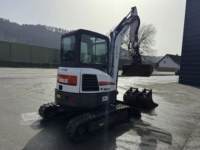Mini excavator BOBCAT E35 Powertilt 3xSchaufeln Klima
