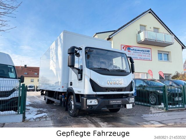 Dubă cu caroserie tip cutie IVECO EUROCARGO ML 75E21/P Koffer Luftfederung LBW DFL