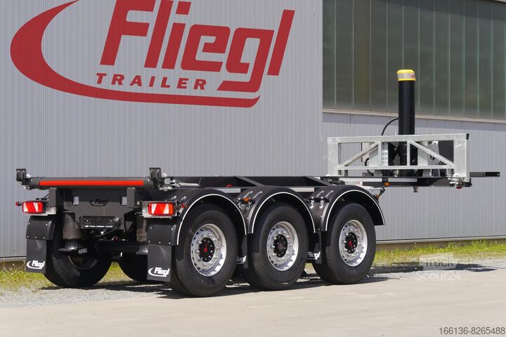 Containerchassis semitrailer Fliegl SDS 380 Kippchassis für 1x 20
