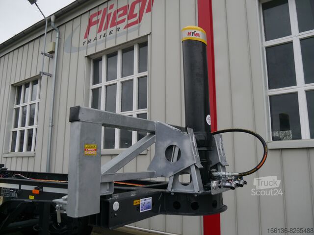 Containerchassis semitrailer Fliegl SDS 380 Kippchassis für 1x 20