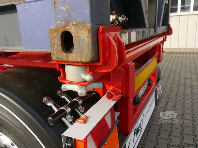 Containerchassis semitrailer Fliegl SDS 380 Kippchassis für 1x 20