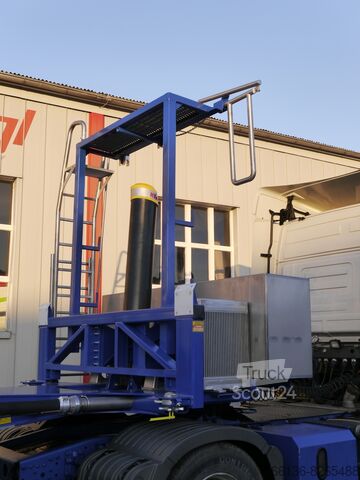 Containerchassis semitrailer Fliegl SDS 380 Kippchassis für 1x 20