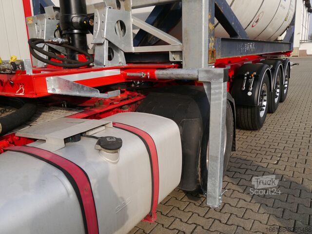 Containerchassis semitrailer Fliegl SDS 380 Kippchassis für 1x 20