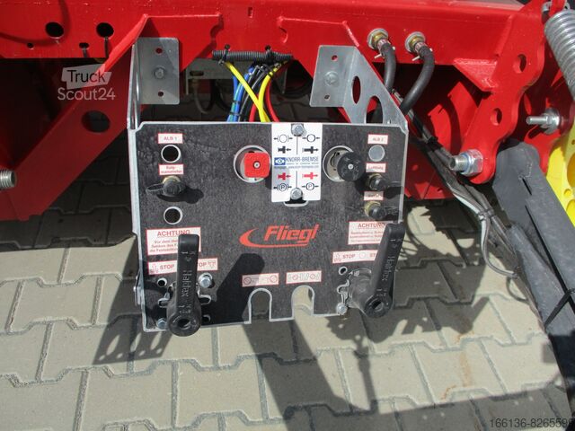 Remorque surbaisser Fliegl 2-Achs Tieflade Anhänger ZTS 200 Spezial