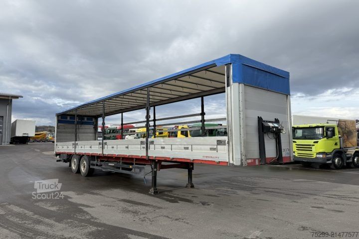 Semi-reboque aberto com lona Schwarzmüller SPA2/E Brücke mit Verdeck / Swiss-Vehicle