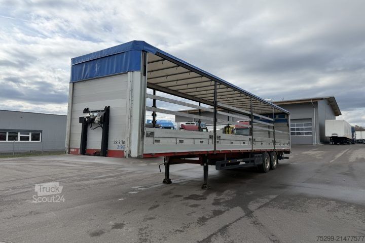 Semi-reboque aberto com lona Schwarzmüller SPA2/E Brücke mit Verdeck / Swiss-Vehicle