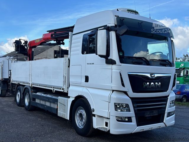 Valník MAN TGX26.500 6x2*LIFT-LENK*Palfinger PK20.501L*Ret.