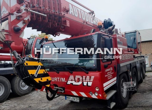 Jeřáb na nákladním automobilu LIEBHERR LTM 1090-4.2