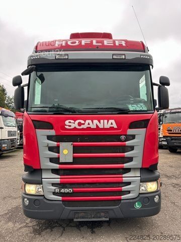 Стандартний тягач SCANIA R490 SATTELZUGMASCHINE*EURO6*TÜV*