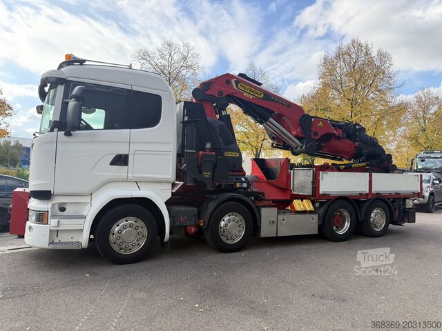 Kuormausnosturi SCANIA R 490 LB 8x2x6 | Palfinger PK 165.002 TEC G | Jib PJ 240 E DPS-C