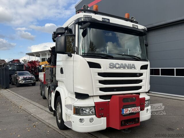 Kuormausnosturi SCANIA R 490 LB 8x2x6 | Palfinger PK 165.002 TEC G | Jib PJ 240 E DPS-C