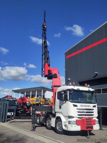 Kuormausnosturi SCANIA R 490 LB 8x2x6 | Palfinger PK 165.002 TEC G | Jib PJ 240 E DPS-C