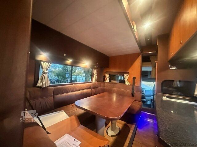 Szarvasmarha-szállító teherautó DAF XF 26510 5 Pferde Popout Mega Wohnung Womozul.