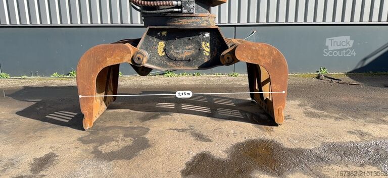 Graafmachine Caterpillar Demolition and sorting grapple CAT G320B with OQ80