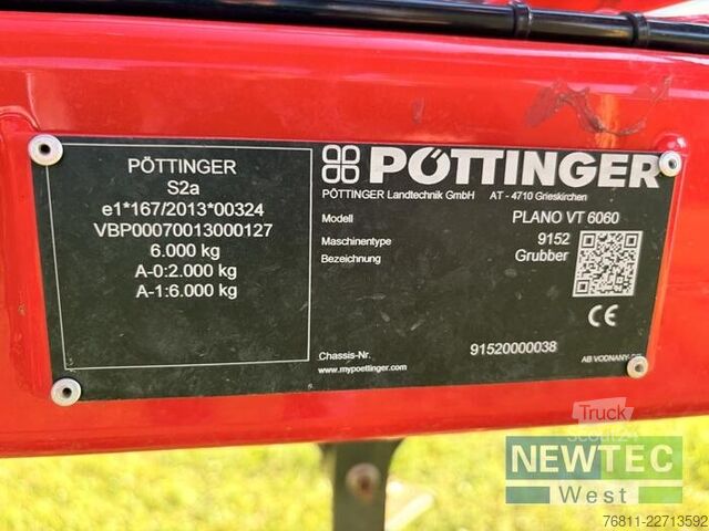 Podmítač Pöttinger PLANO VT 6060