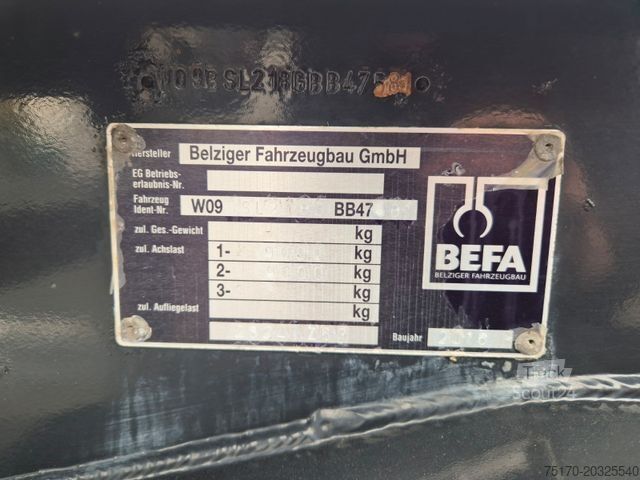 Ρυμουλκούμενο κορμών  Befa 2S24LZ63 Kurzholzanhänger
