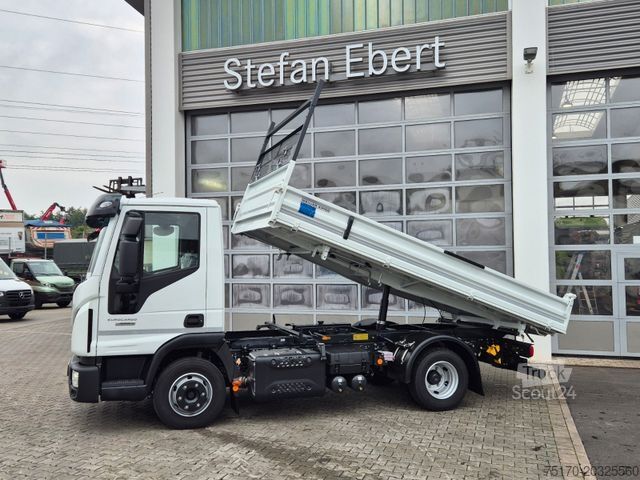 Three-sided tipper truck IVECO Eurocargo ML80E21 Meiller Kipper 2x AHK 3 Sitze