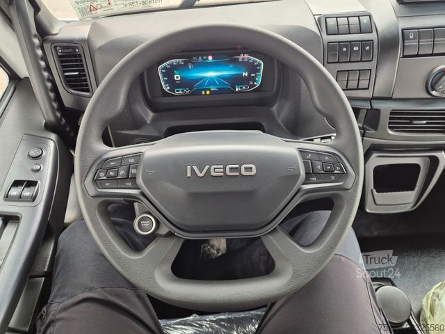 Three-sided tipper truck IVECO Eurocargo ML80E21 Meiller Kipper 2x AHK 3 Sitze