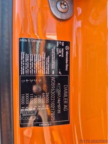 Szemetesautó MERCEDES-BENZ Actros 2533 L Faun Variopress II524 V19 Zoeller