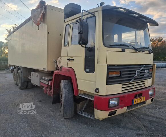 Kraan op vrachtwagen gemonteerd Volvo fs 10 benne basculante Fs10