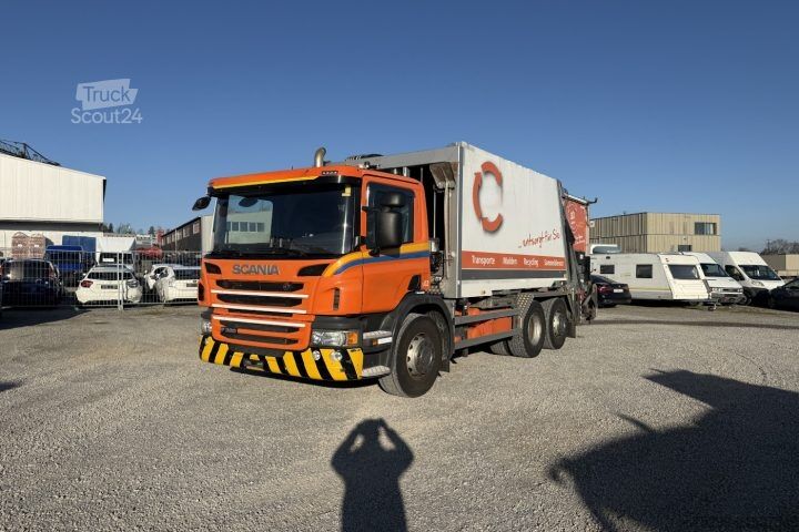 Camion à ordures Scania P320 LB 6x2*4 Palfinger PC 3800 / Swiss-Vehicle