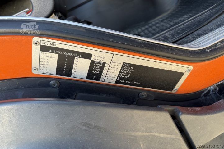 Camion à ordures Scania P320 LB 6x2*4 Palfinger PC 3800 / Swiss-Vehicle