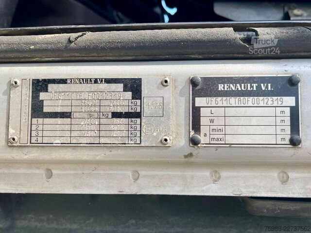 Rakodóplatform Renault Magnum 470 6x2,  manual versnellingsbak!