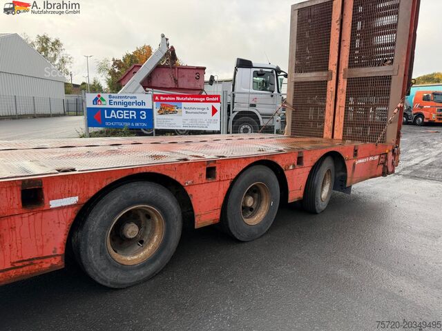 Low loader semitrailer Nooteboom OSD-48-03 V/L ausziehbar | 1 x Lenkachse | Rampen