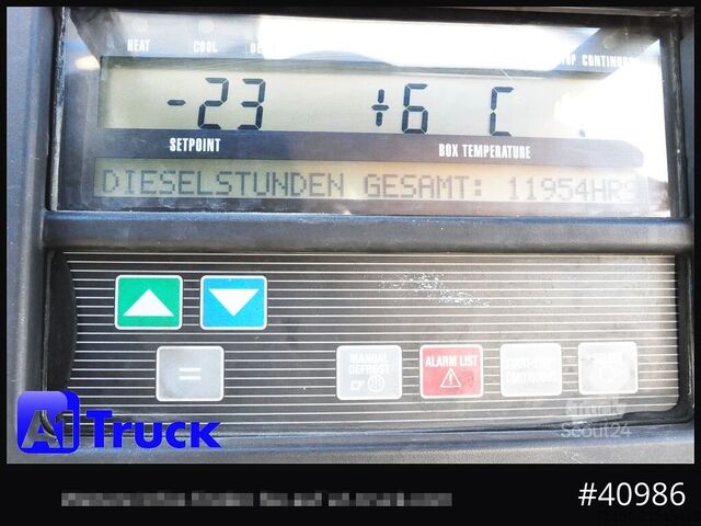 Reefer semitrailer KRONE SDR 27 Carrier 1950 Mt., Lift, Multitemp.