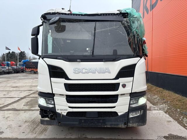 Konteyner taşımacılığı Scania P 500 6x2*4 CAB DAMAGE ! / 9 TON FRONT AXLE