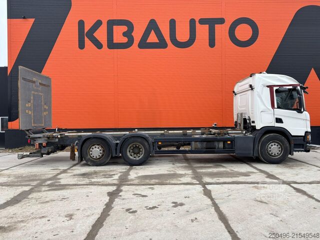 Konteyner taşımacılığı Scania P 500 6x2*4 CAB DAMAGE ! / 9 TON FRONT AXLE