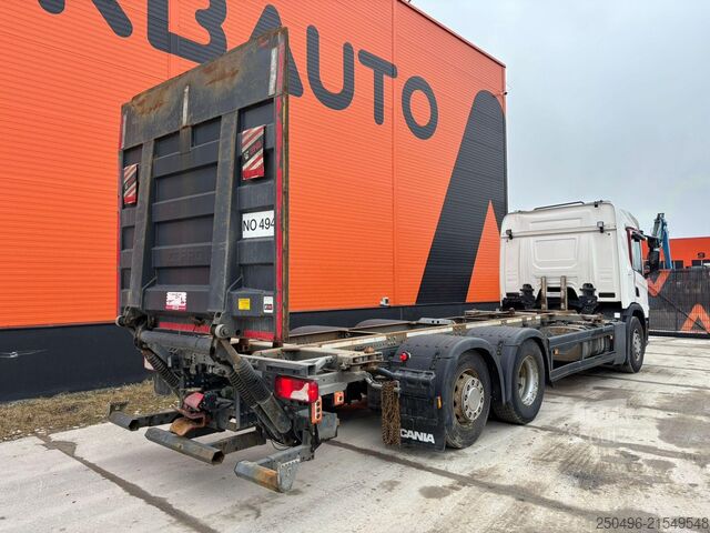 Konteyner taşımacılığı Scania P 500 6x2*4 CAB DAMAGE ! / 9 TON FRONT AXLE