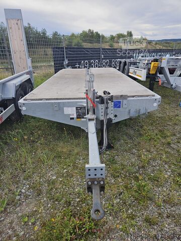 отворена приколица Fliegl Tandem Plattformanhänger TPS 118 Bau