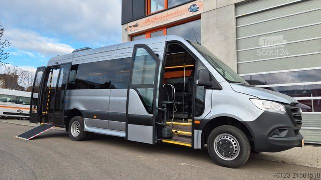 Minibús MERCEDES-BENZ Sprinter 517 Heckniederflur Vorlauffahrzeug