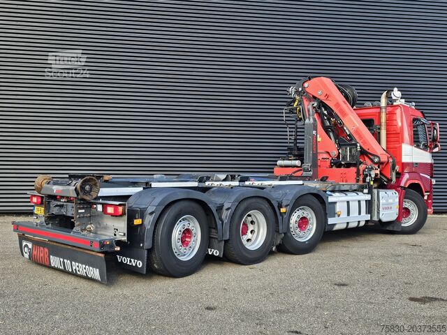 Sistema de brazo de gancho Volvo FM 420 8x2 / HIAB HOOKLIFT + 30 t/m CRANE - KRAN